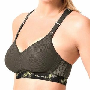 TRIUMPH HYBRID HIGH-IMPACT SPORTS BRA DARK GREEN